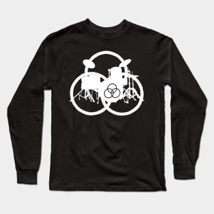 Drums Bonzo Moby Drummer Drumset Drumkit Symbol Gifts For Drummers Long Sleeve T-Shirt